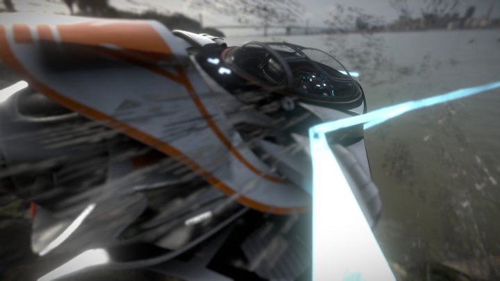 Spaceship - Arrow 3D Model