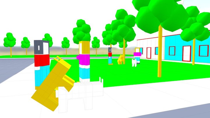 Sim Pets 3D Model