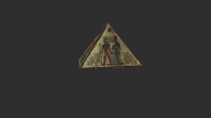 Scan of Egyptian Pyramid - Folk or Tourist Art 3D Model