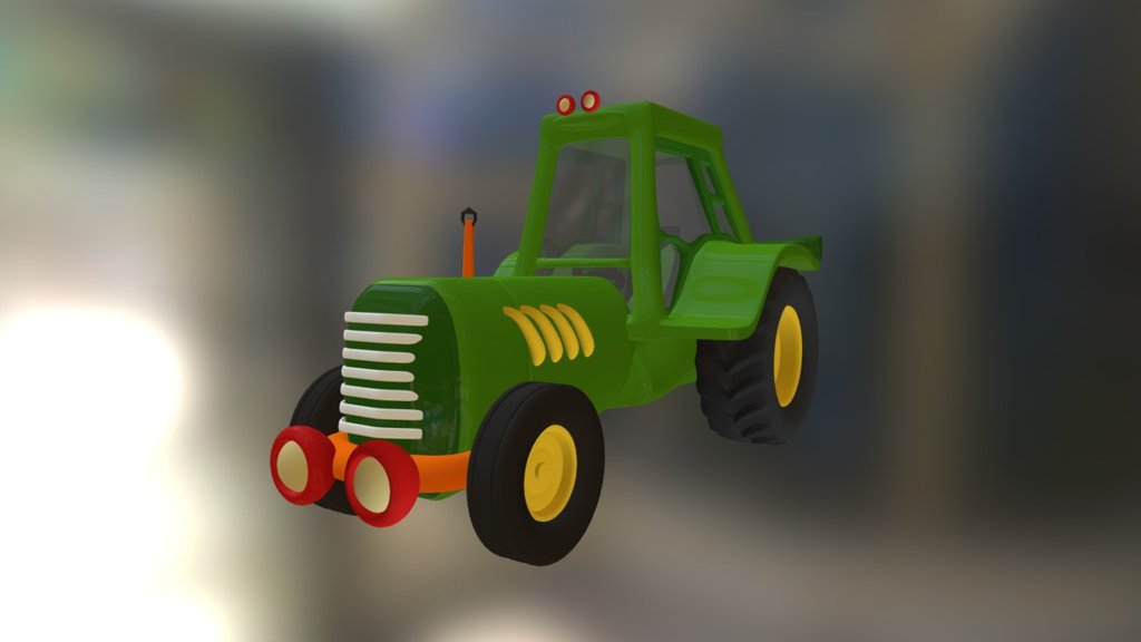 Traktör - Tractor - Download Free 3D model by askardes [7d48b34 ...