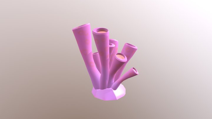 Tube Coral 3D Model