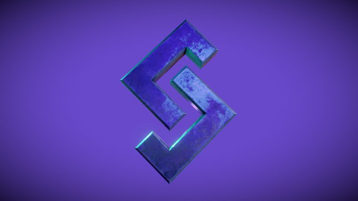 S Logo 3D Model