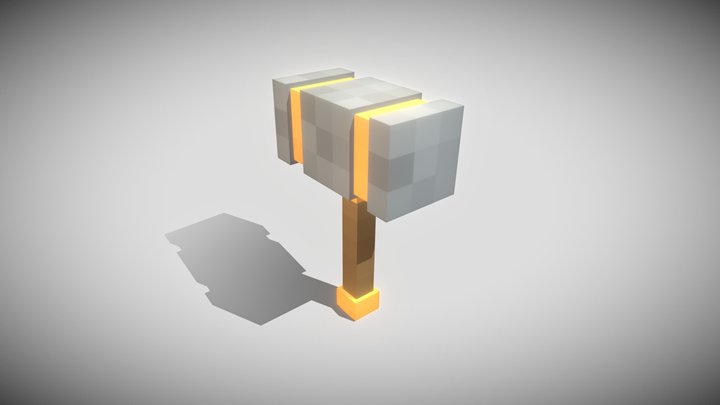 Hammer - Low Poly Model 3D Model