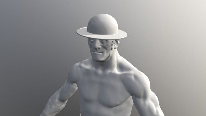 Character Boxing 3D Model