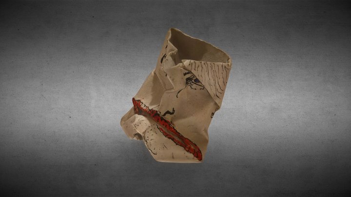 Toilet roll 3D Model