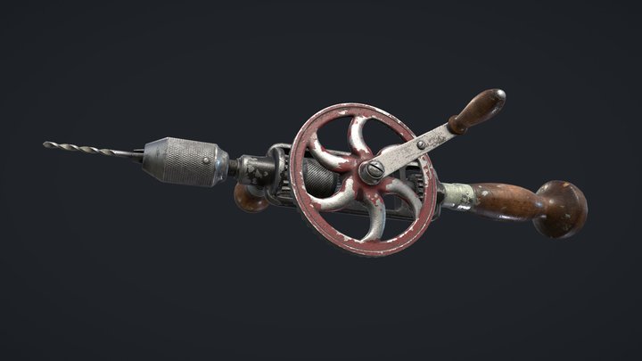 Millers Falls Hand Drill No. 980 3D Model
