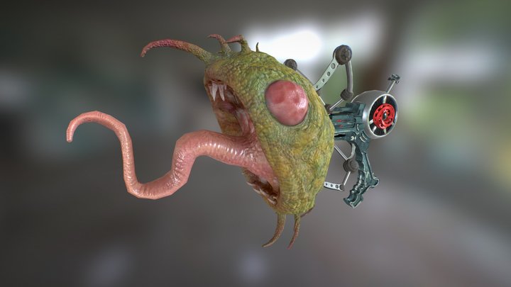 Gun Fish 3D Model
