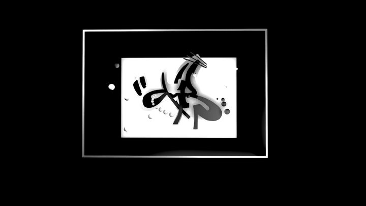 Graffiti3 3D Model