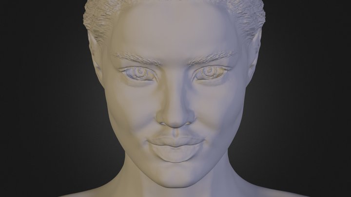 Woman head 3D Model