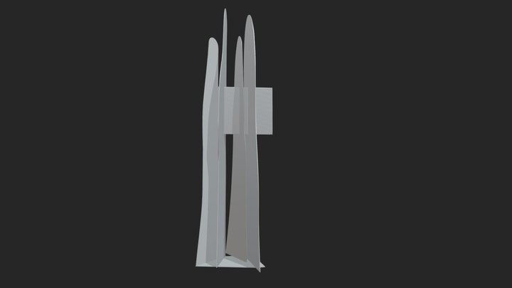 NOGUCHI RAIN MOUNTAIN 3D Model