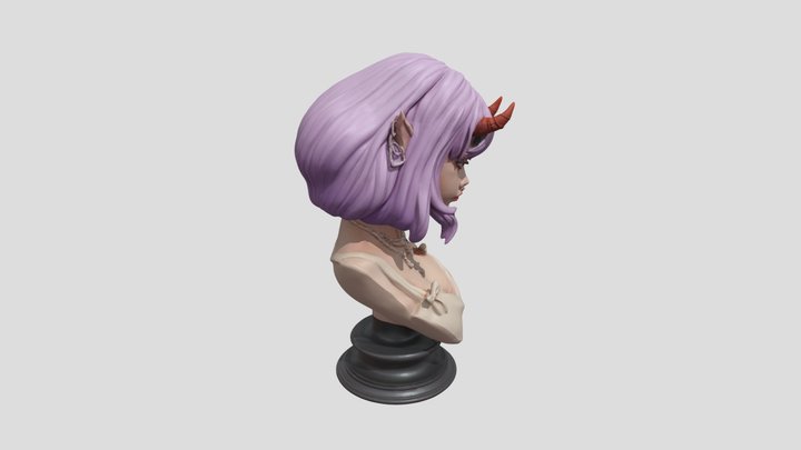 Female Bust by Tripo – Kostenloses 3D-Modell STL