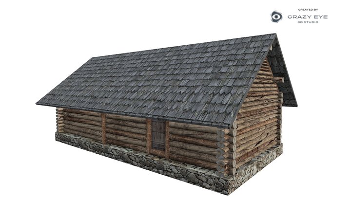 Alpine celtic house 3D Model