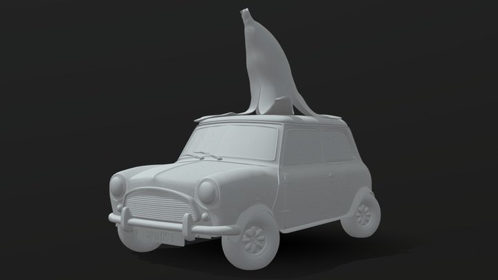 Mini Austin Cooper 1969 Model - Team Monke 3D Model