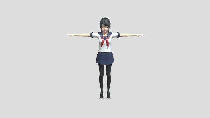 Yandere – Gratis 3D-model STL