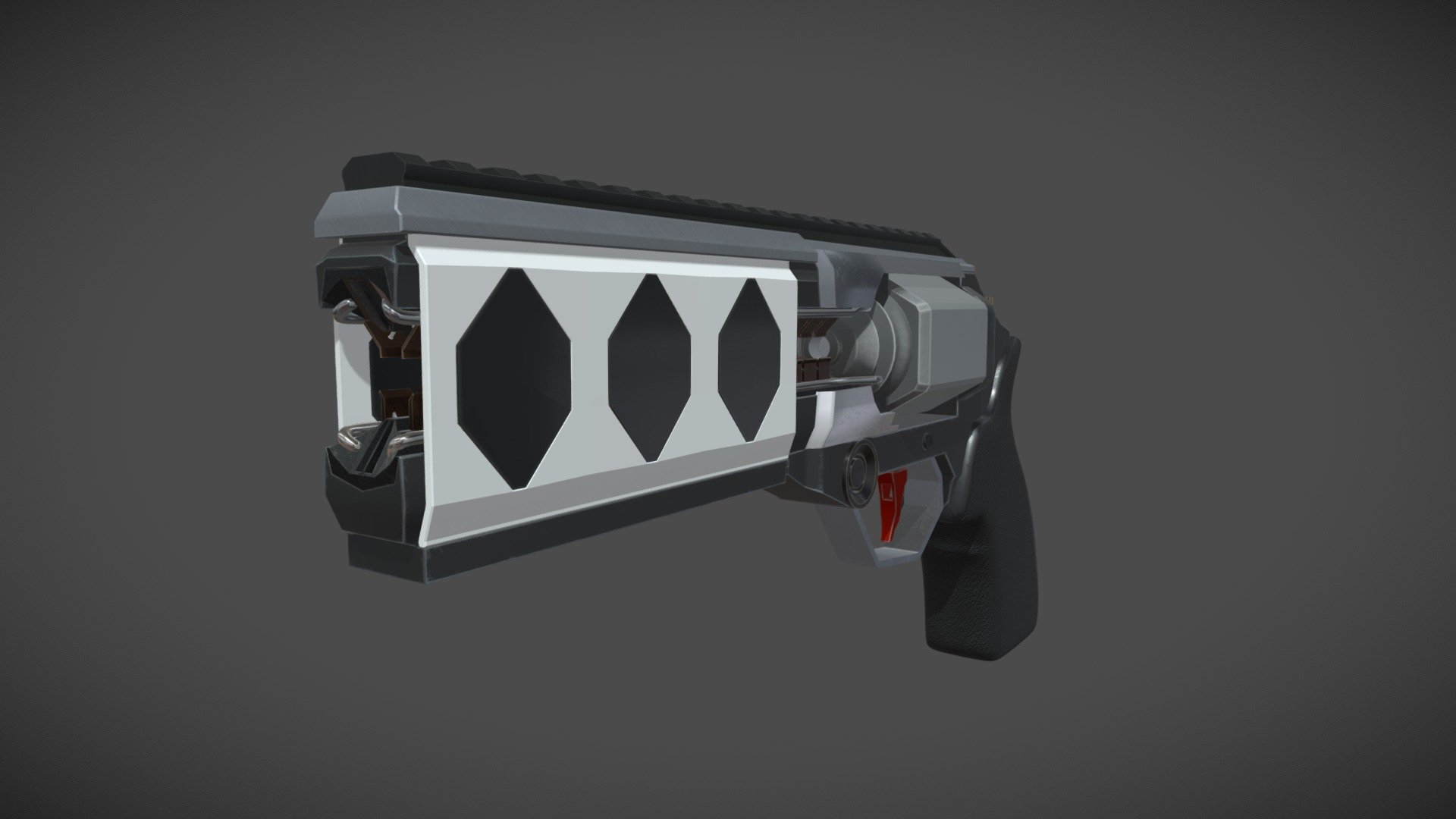 Railgun Revolver - 3D model by butMarlin [7d5320c] - Sketchfab