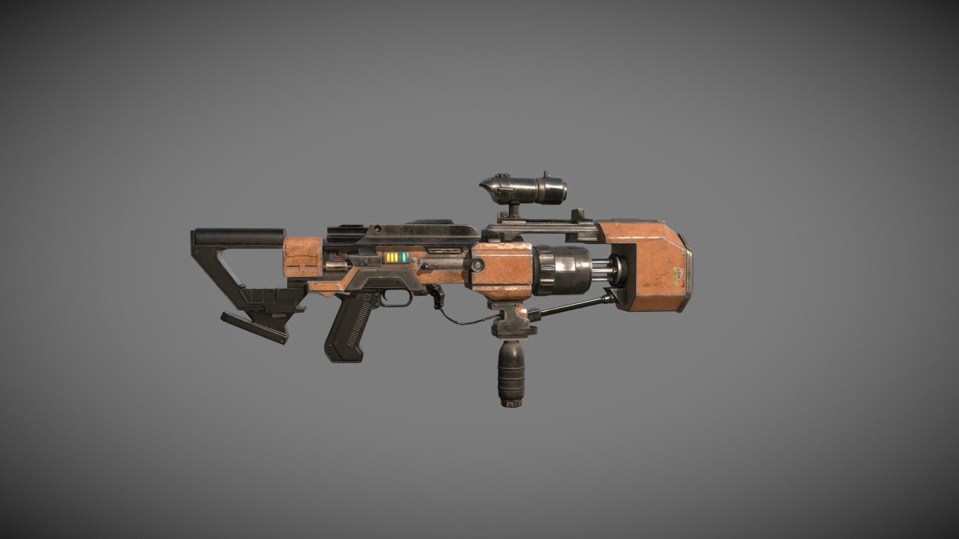 Modified Laser Gun - 3D model by Kerri Zhang (@zxhyyftkerri) [7d534de ...