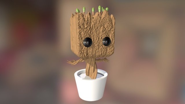 Funko Baby Groot 3D Model