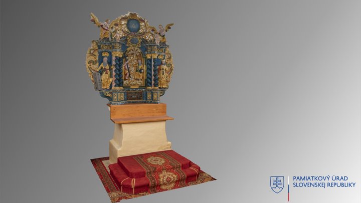Gočovo - oltár 3D Model