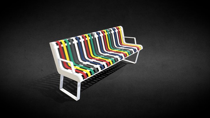 Bench Park 3D Model