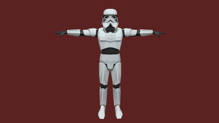 Star Wars - Low Poly Stormtrooper