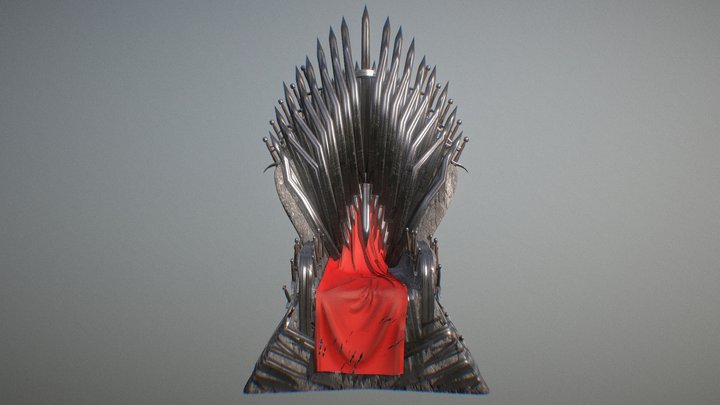 Throne of Iron & Stone 3D Model