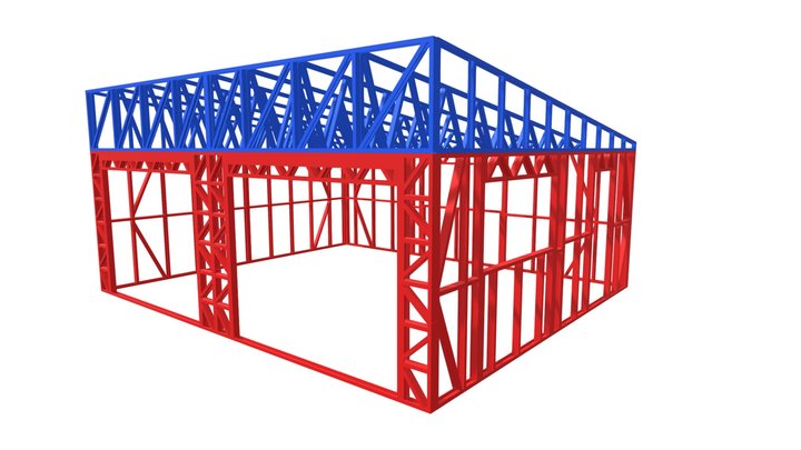 Eddie-7X6M Garage 3D Model