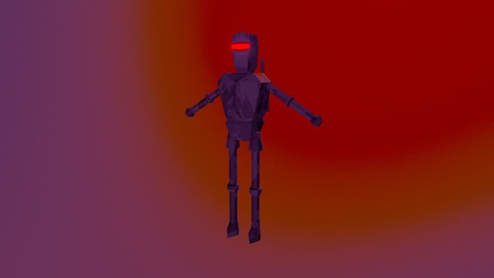 Evil Robot 3D Model