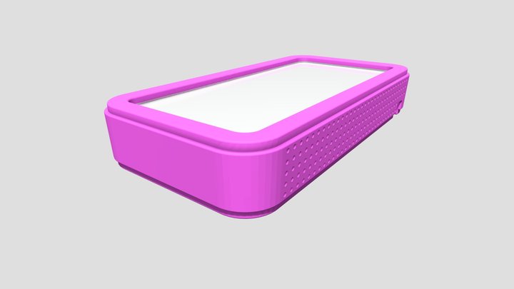 Plastic case with silicone cover CSS 90 OP WP 3D Model