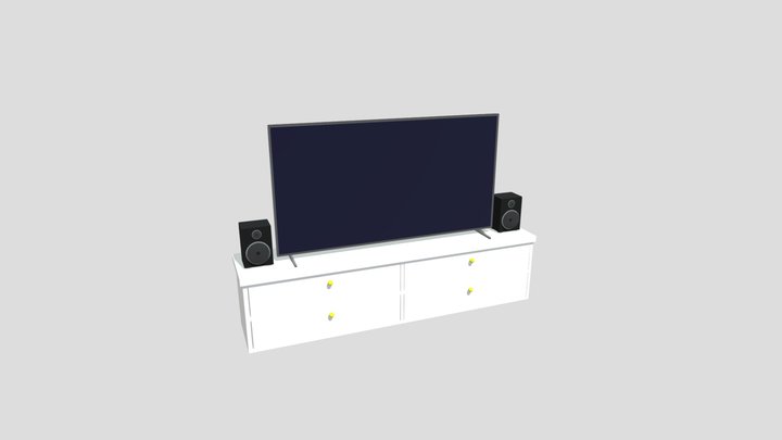 TV stand 3D Model