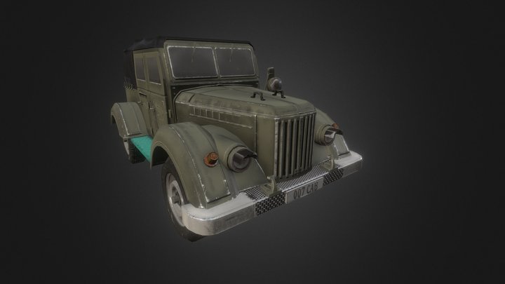 Military Car 3D Model