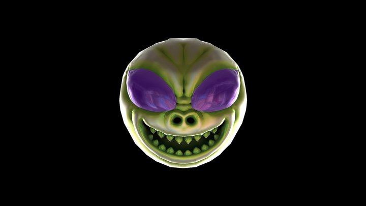 Stupid Alien UFO head 3D Model