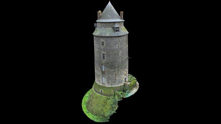 Donjon du château de Châteaugiron (35) 3D Model
