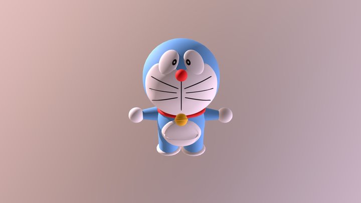1836 W3 Doraemon 3D Model