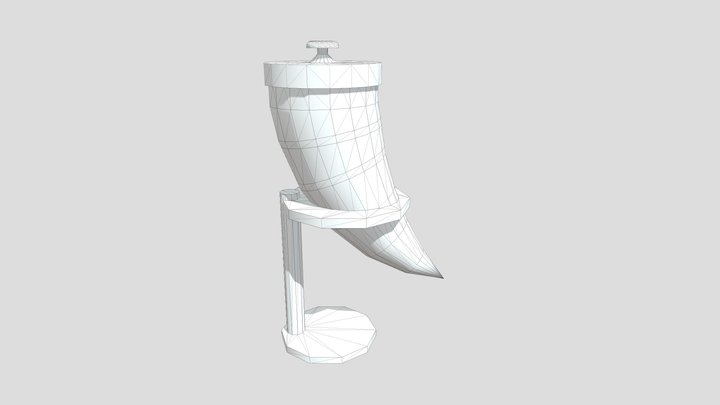 Horn Bottle 3D Model