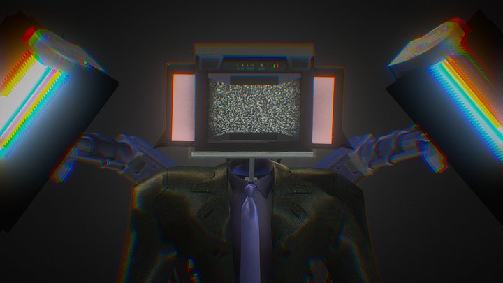 Large Tv Man 3.0 (First Model) 3D Model