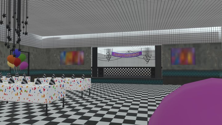 Tores Fnaf 2 Map V2 3D Model