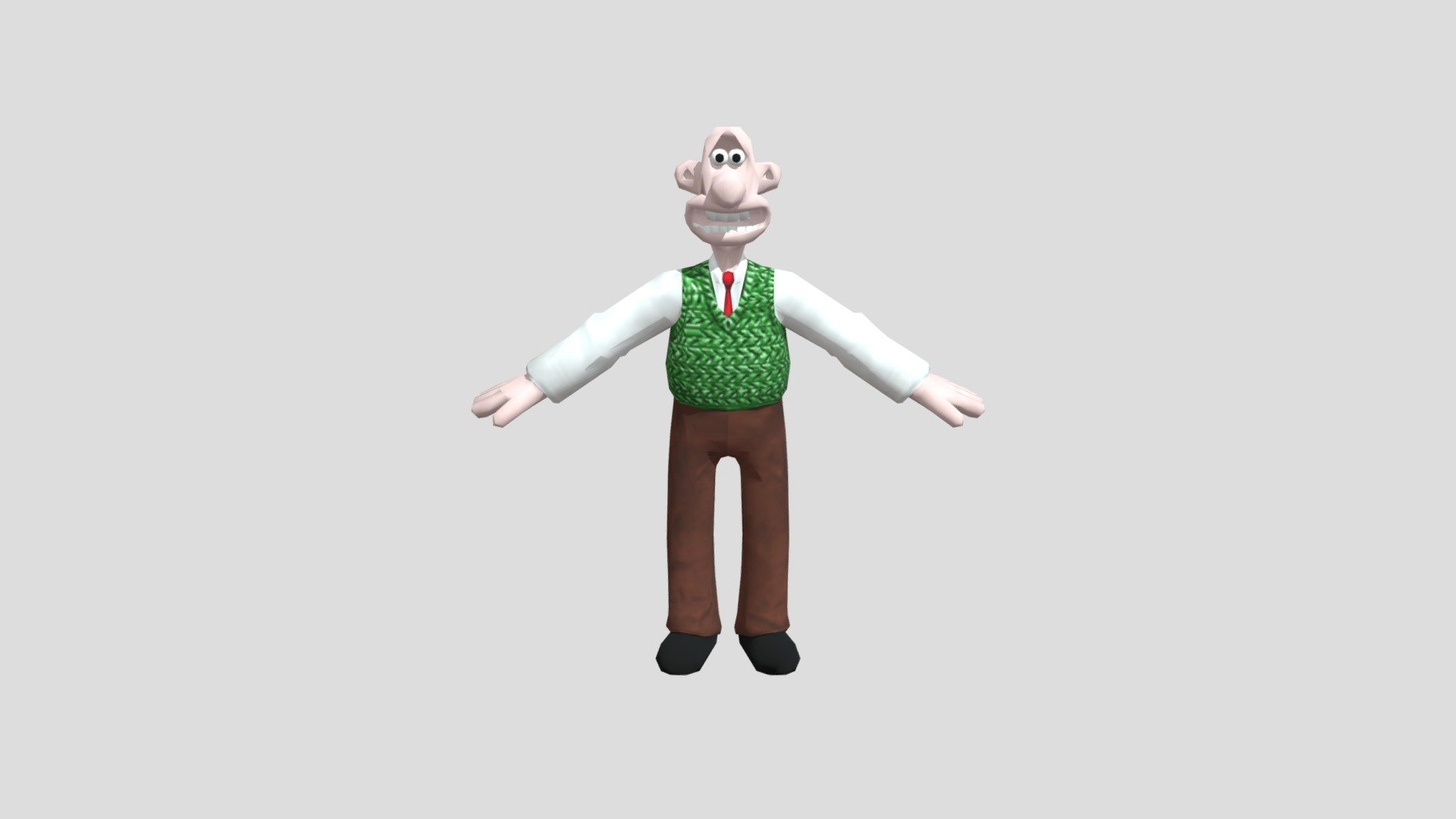 Wallace & Gromit In Project Zoo - Wallace - Download Free 3D model by ...