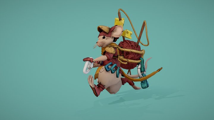 The Mouse adventurer 3D Model