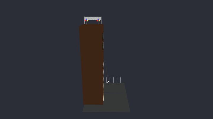 Diorama_boceto_materiales 3D Model