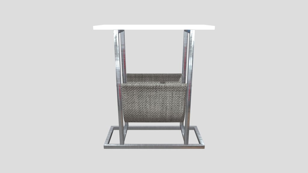 Small Table With Cloth Pouch