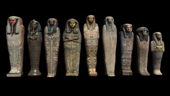 Guardians of Egypt: Sarcophagus Collection 3D Model