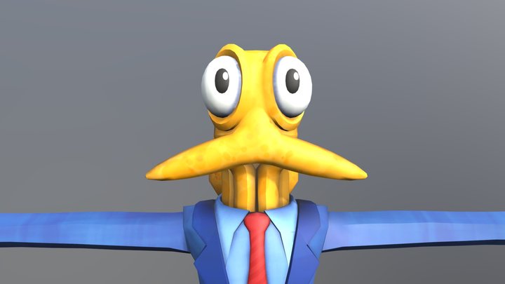 Octodad 3D Model