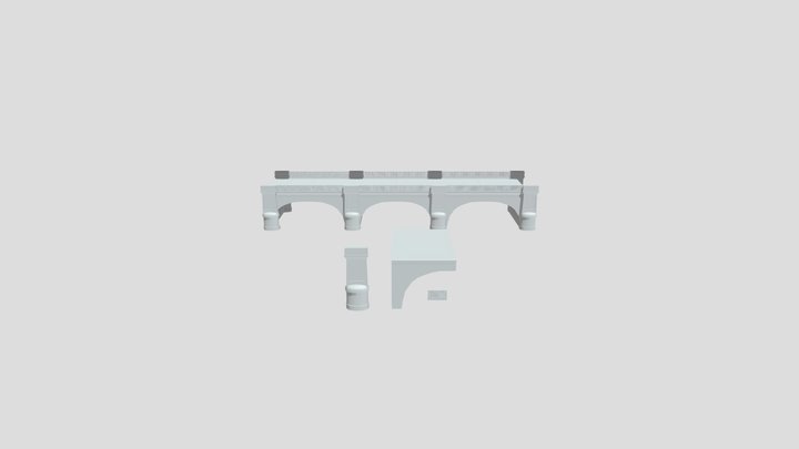 Modular Modeling Bridge 3D Model