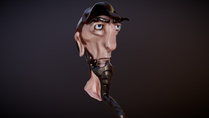 Sketch Cartoon 3D Model