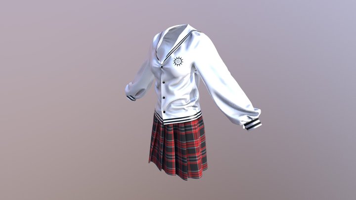 School Uniform 3D Model