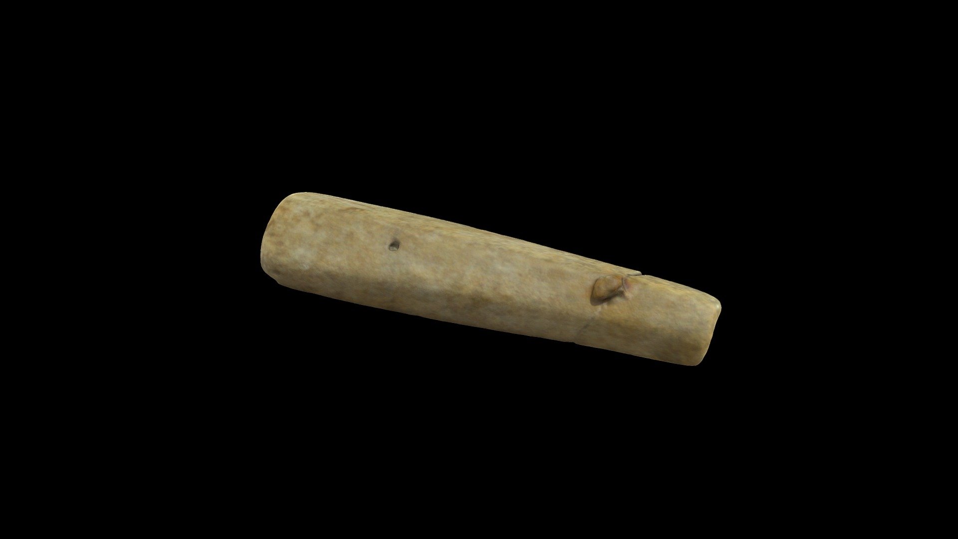 Bone Utensil Handle Fragment - 3D model by MDOTarchaeology [7d63118 ...