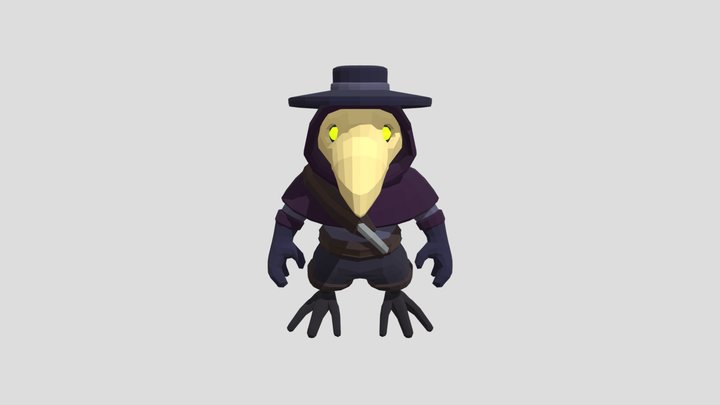 Kenku Plague Doctor 3D Model