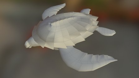 LP Tortuga Marina (no texture) wip 3D Model