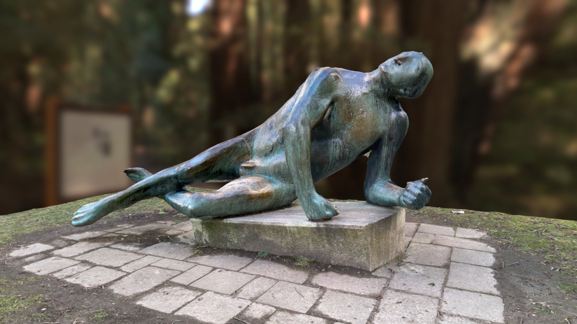 Sculpture - Man lying