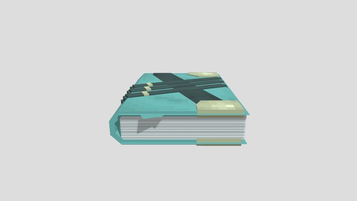 Blue Book Close 3D Model